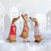 Candy Cane Christmas Duckling Scarf