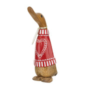 Candy Cane Christmas Duckling Red Heart Jumper