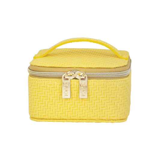 Herringbone Jewellery Cube Lemon