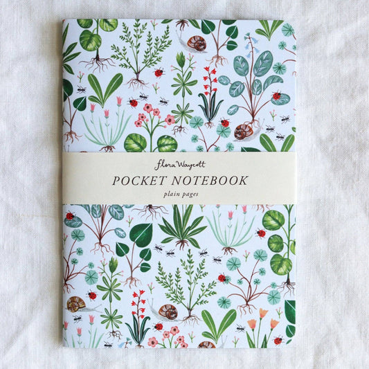 Green Botanical Pocket Notebook