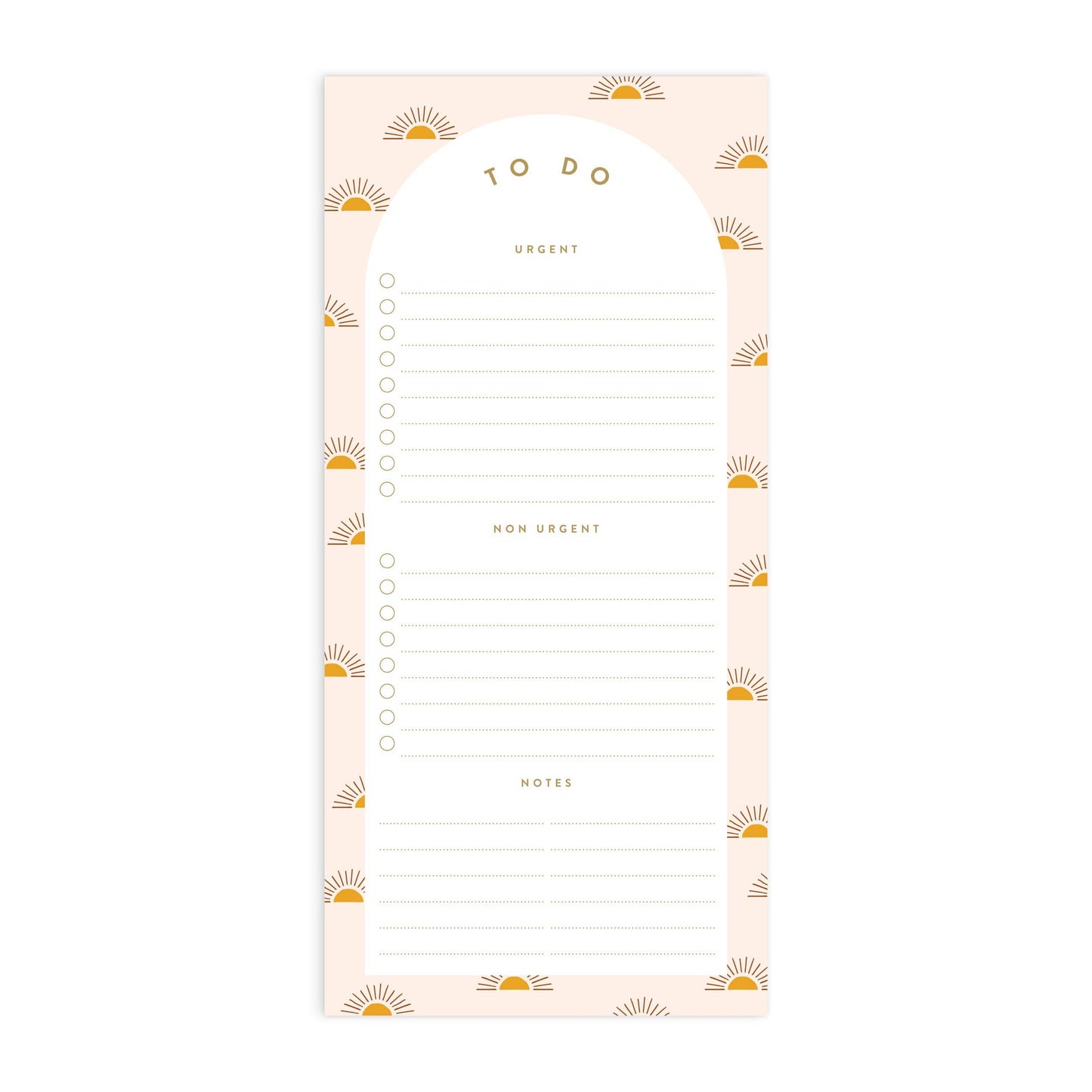 Suns To Do Magnet Notepad