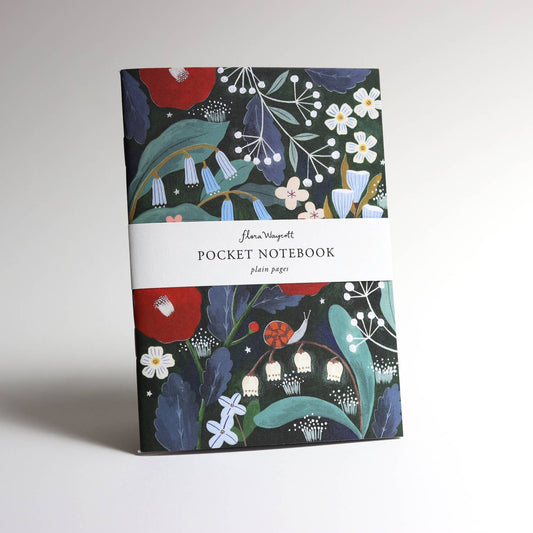 Glowing Flowers Pocket Notebook