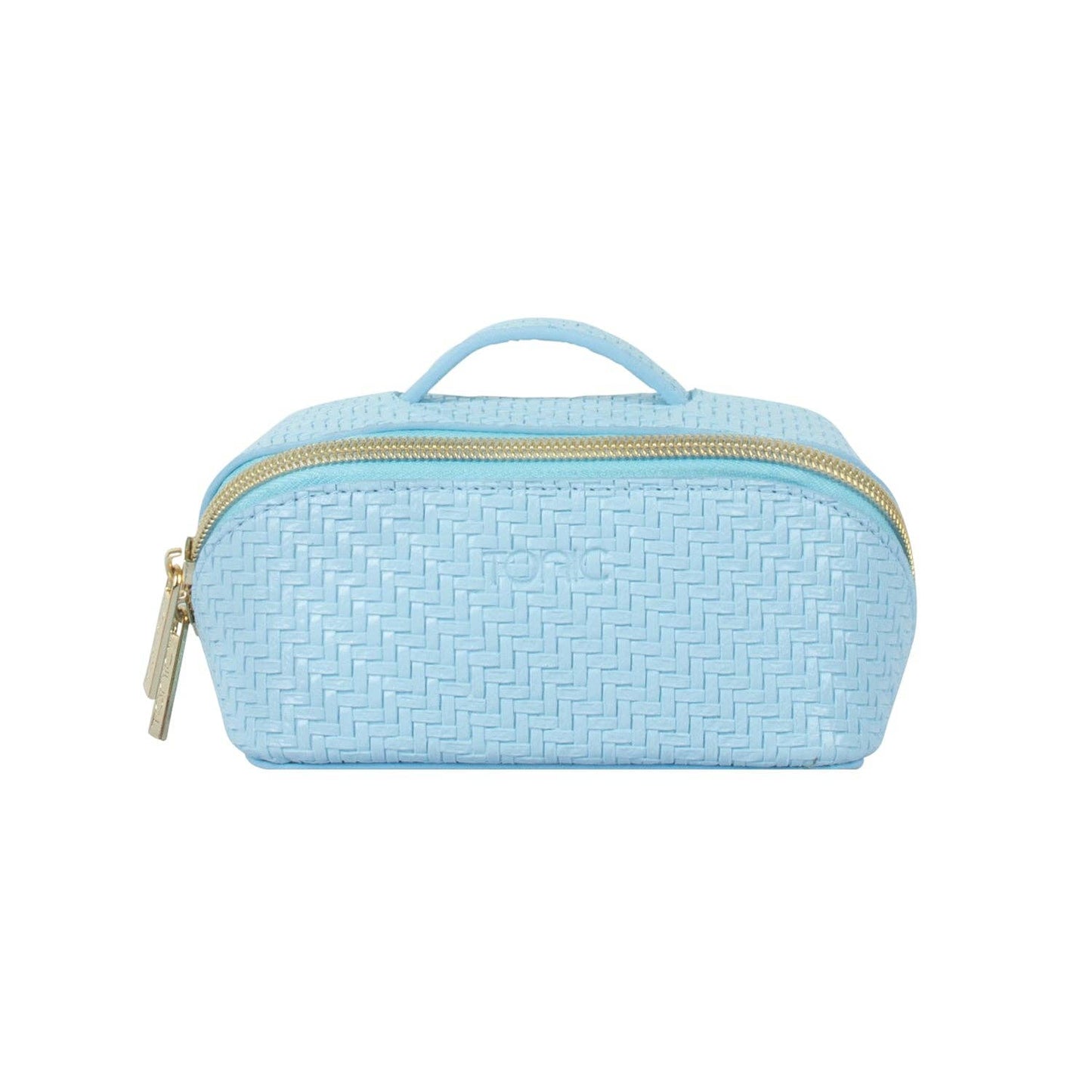 Herringbone Beauty Bag Small Bluebell