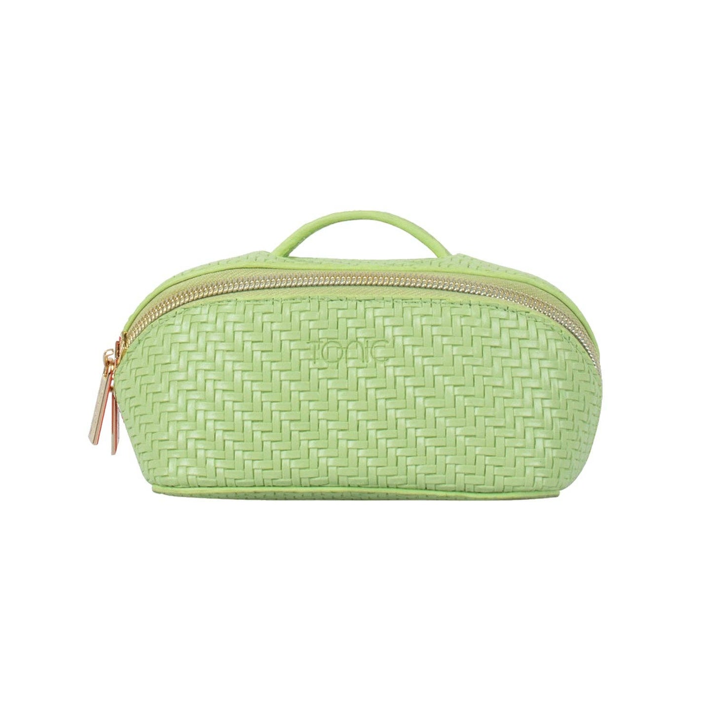 Herringbone Beauty Bag Small Pistachio