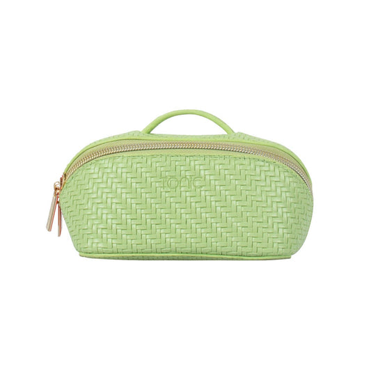 Herringbone Beauty Bag Small Pistachio